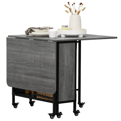 Mobile drop leaf table folding - drop,