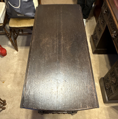 Dark wood drop leaf dining - dark,