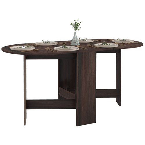 Oval drop leaf dining table - drop,