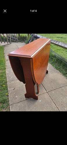 Solid wood drop leaf table - drop,