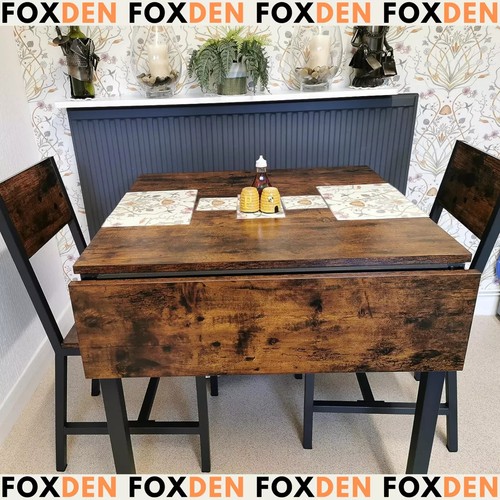 Industrial drop leaf dining - leaf,