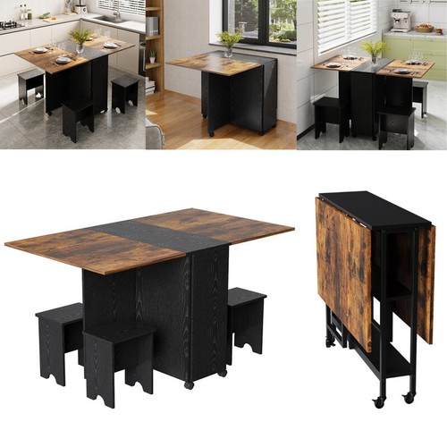 Industrial drop leaf dining - industrial,