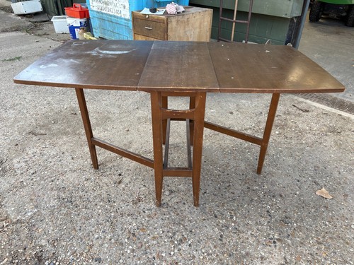Drop leaf dining table brown - dining,