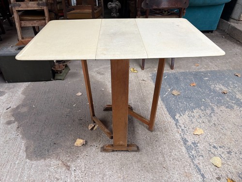 1950s drop leaf table dining - 1950s,