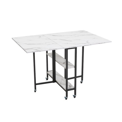 Marble effect drop leaf - marble,