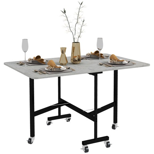 Homcom drop leaf table with - leaf,