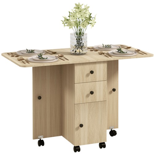 Homcom folding dining table - homcom,