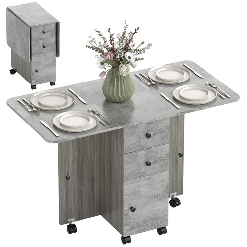 Homcom folding dining table - homcom,