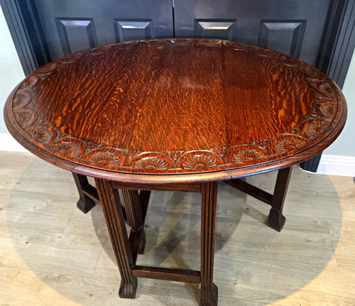 Antique 1920s oak - antique, drop