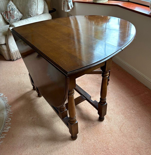 Wood oval drop leaf dining - drop-leaf,