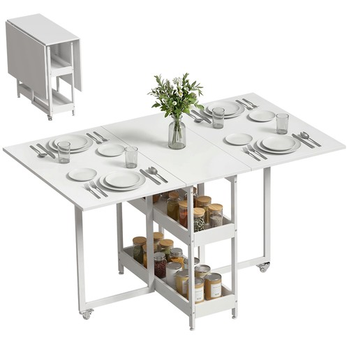 Homcom folding dining table - homcom,