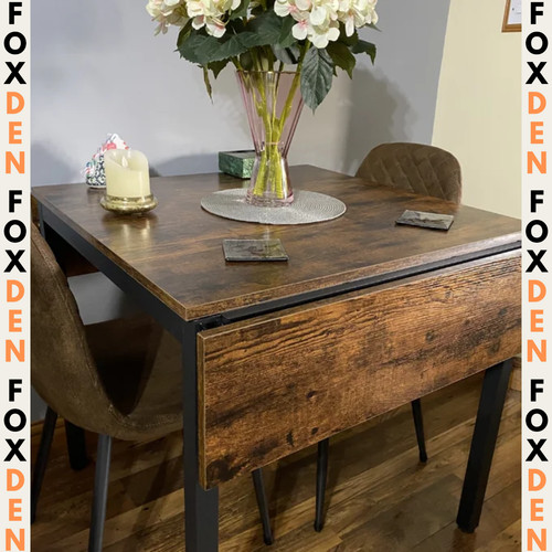 Industrial drop leaf - industrial, dining