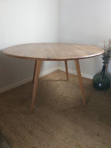 Ercol drop leaf dining table