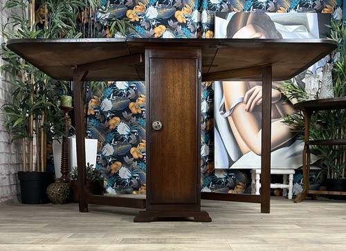 Vintage oak art deco - art, drop