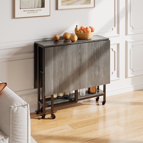 Mobile folding dining table - folding,