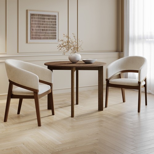 Small round walnut - drop, leaf