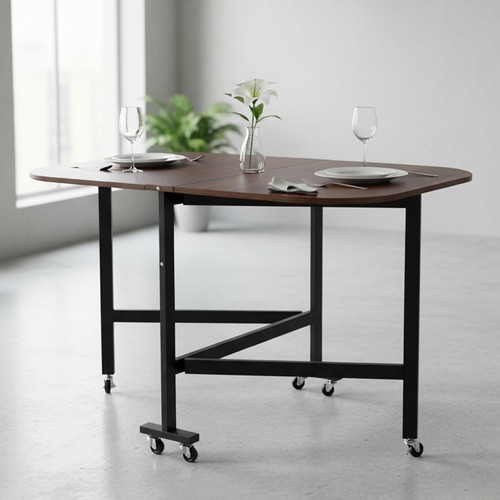 Mobile drop leaf - table, with