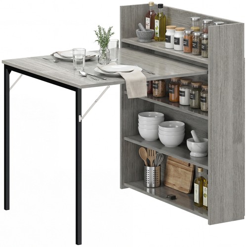 Homcom folding dining table - folding,