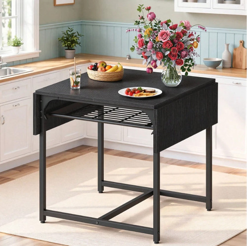 Folding kitchen dining table - kitchen,