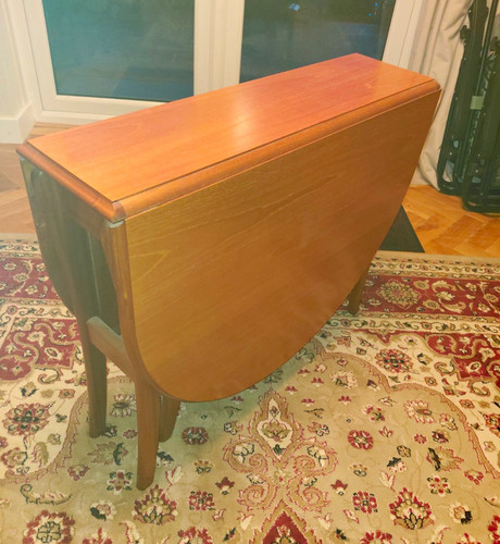 Retro teak drop - drop, leaf